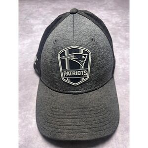 New Era New England Patriots Hat Mens Small-Medium Grey 39THIRTY NFL Stretch Fit